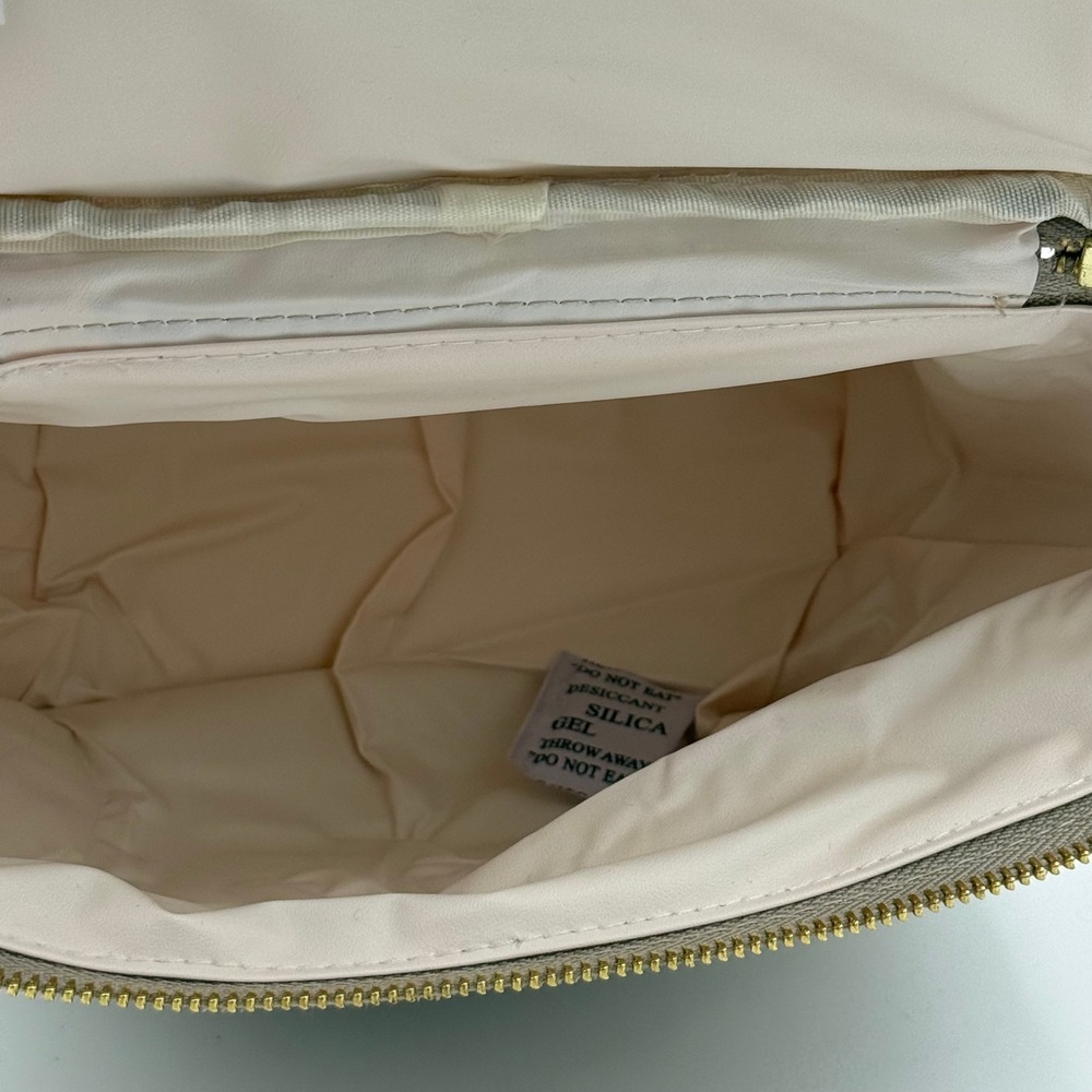 Kate Spade New York Out To Lunch Polka Dot Insulated Lunch Bag Tote Beige Black - Picture 5 of 9
